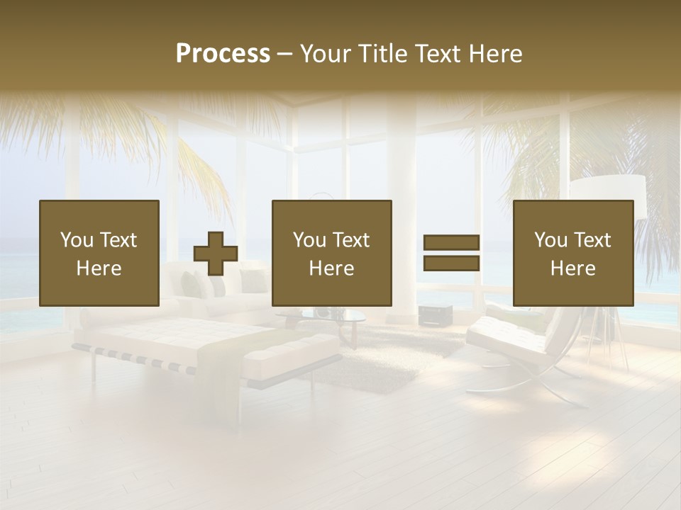 Construction Corporate Scene PowerPoint Template