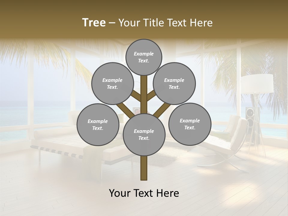 Construction Corporate Scene PowerPoint Template