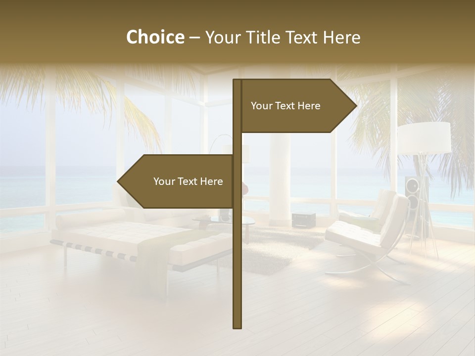 Construction Corporate Scene PowerPoint Template