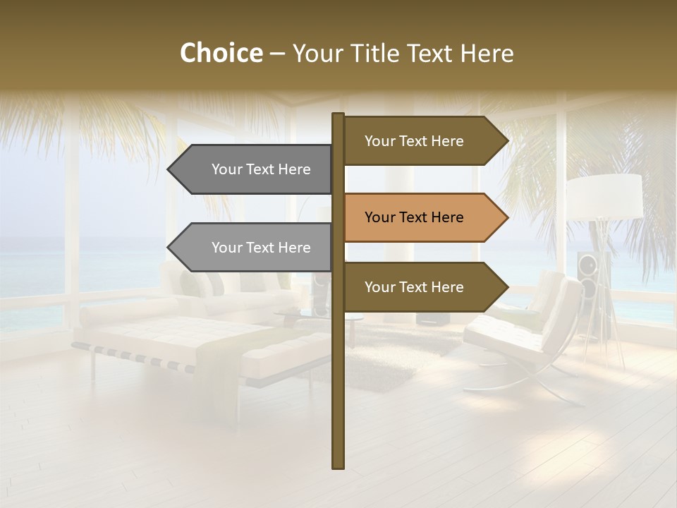 Construction Corporate Scene PowerPoint Template