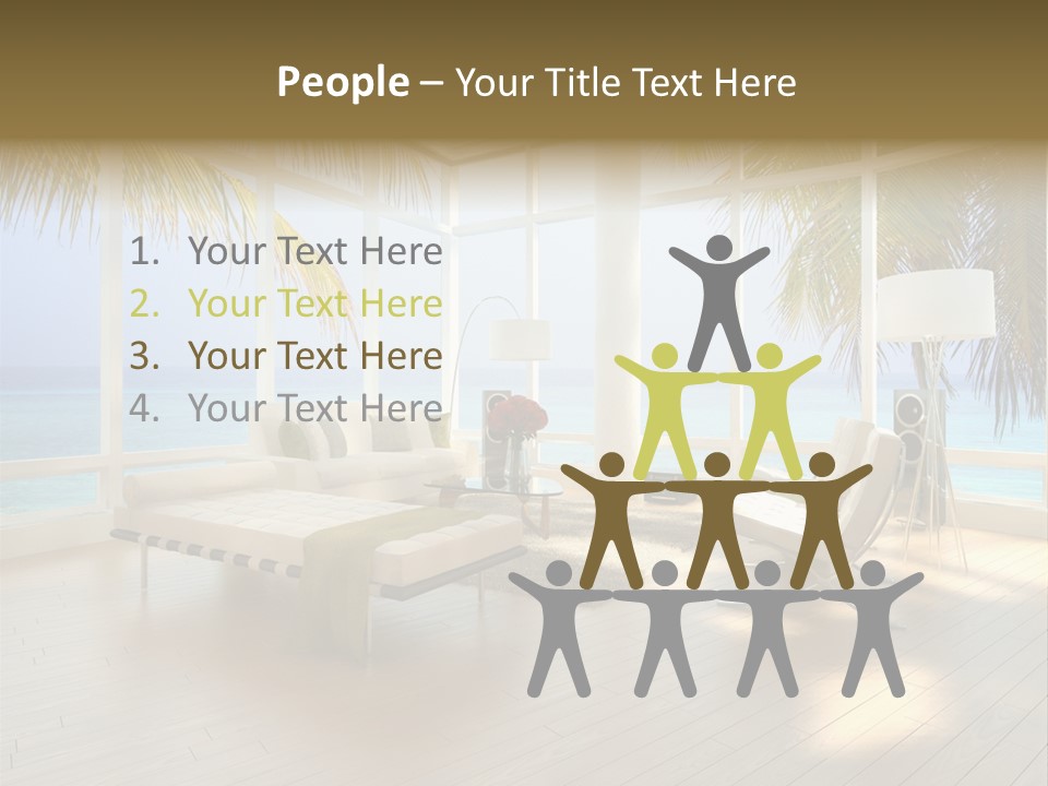 Construction Corporate Scene PowerPoint Template