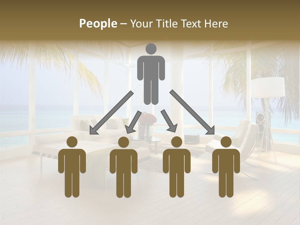 Construction Corporate Scene PowerPoint Template