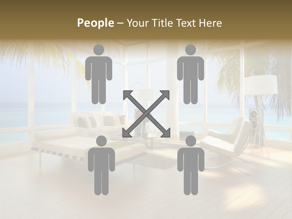 Construction Corporate Scene PowerPoint Template