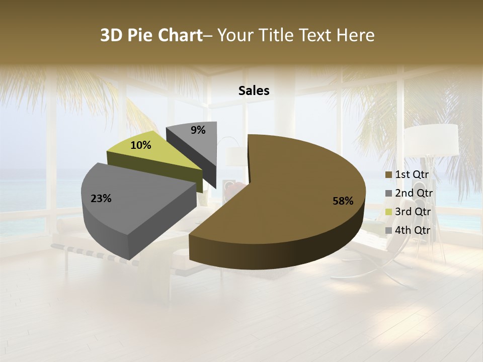 Construction Corporate Scene PowerPoint Template