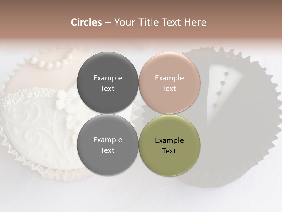 Decorated Bride And Groom Sweet PowerPoint Template