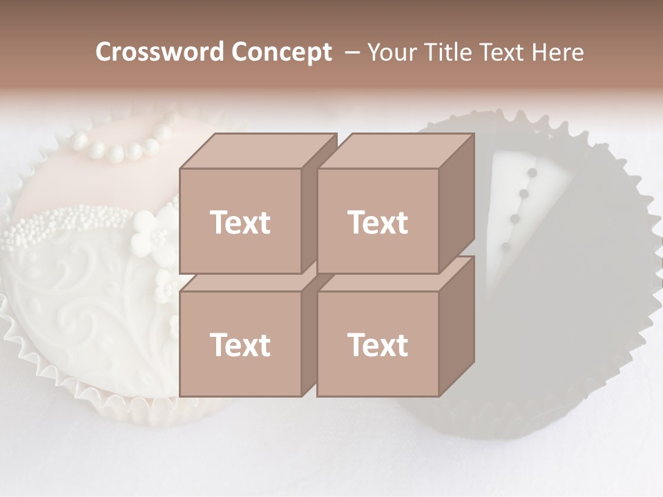 Decorated Bride And Groom Sweet PowerPoint Template