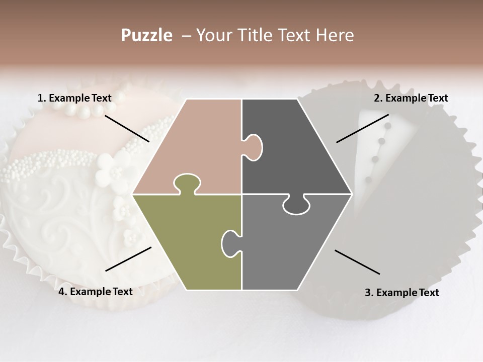 Decorated Bride And Groom Sweet PowerPoint Template