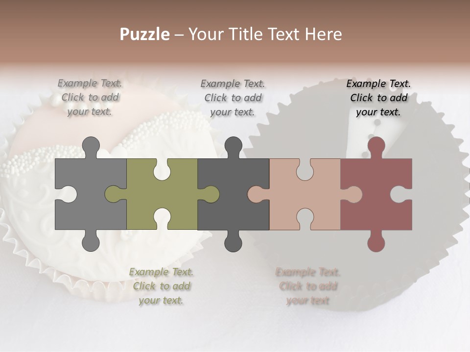 Decorated Bride And Groom Sweet PowerPoint Template