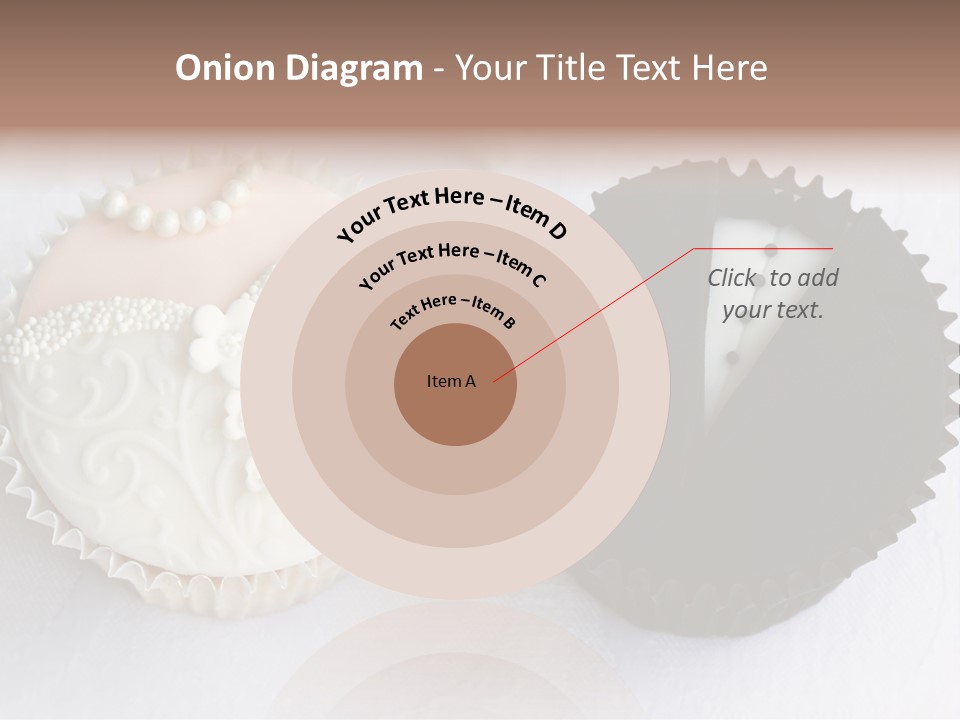 Decorated Bride And Groom Sweet PowerPoint Template