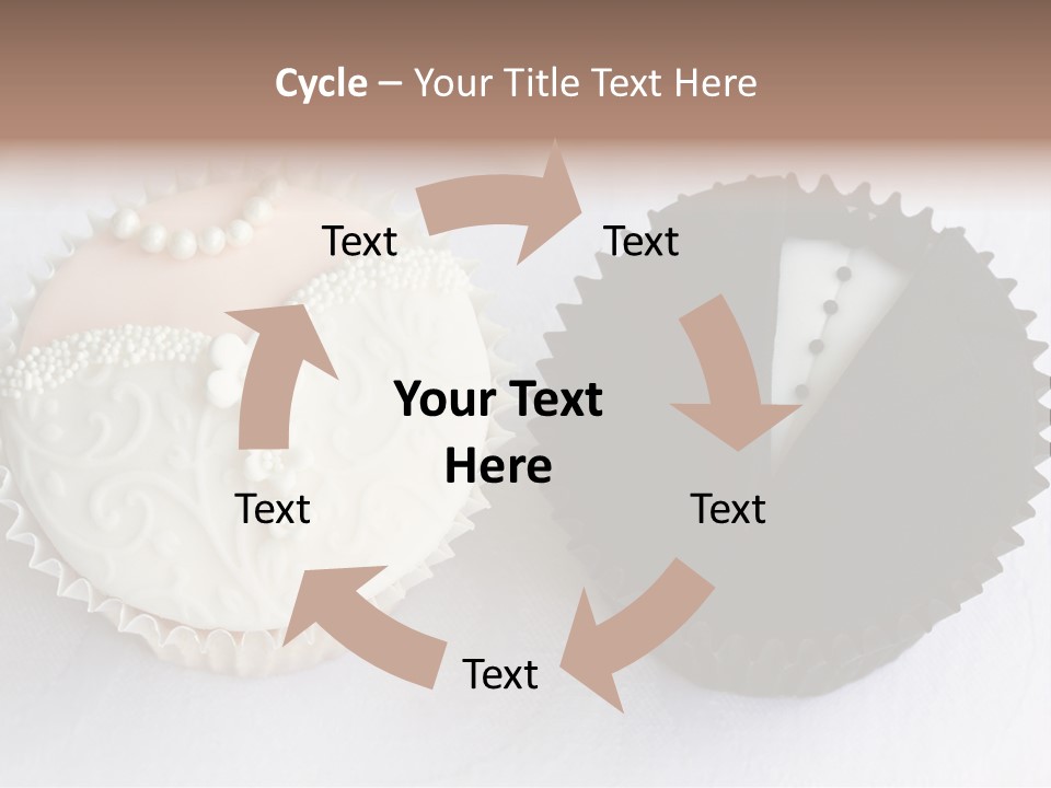 Decorated Bride And Groom Sweet PowerPoint Template