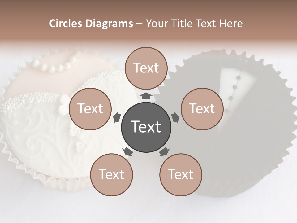 Decorated Bride And Groom Sweet PowerPoint Template