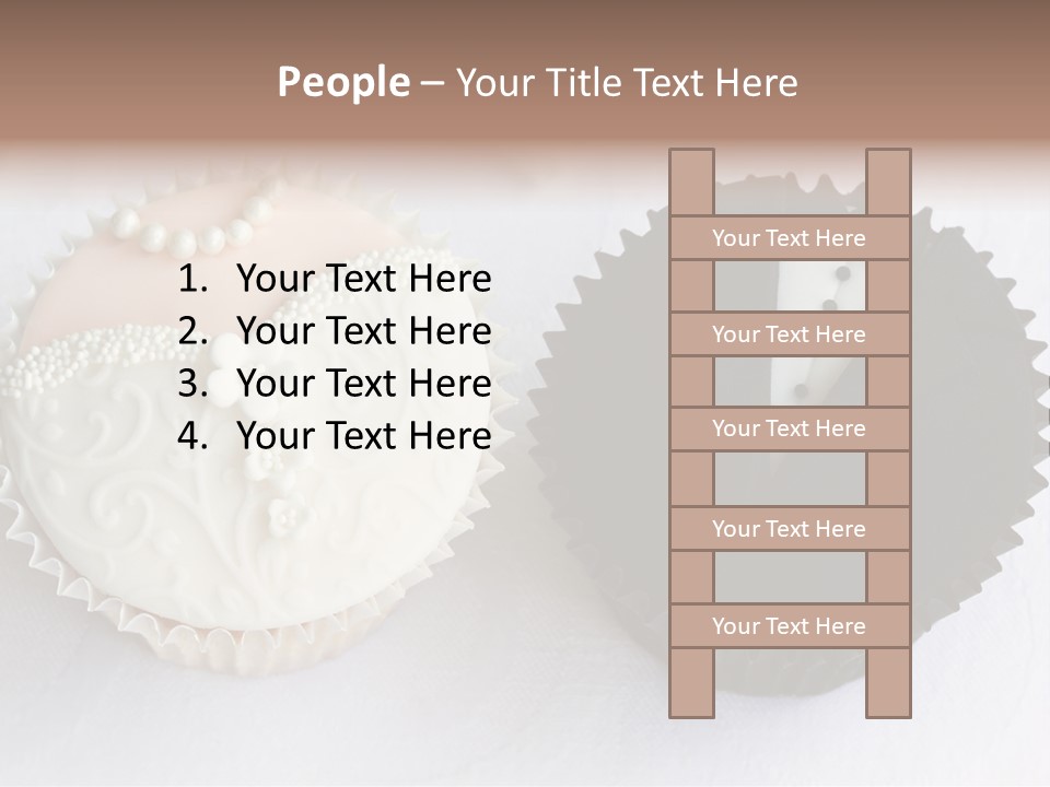 Decorated Bride And Groom Sweet PowerPoint Template