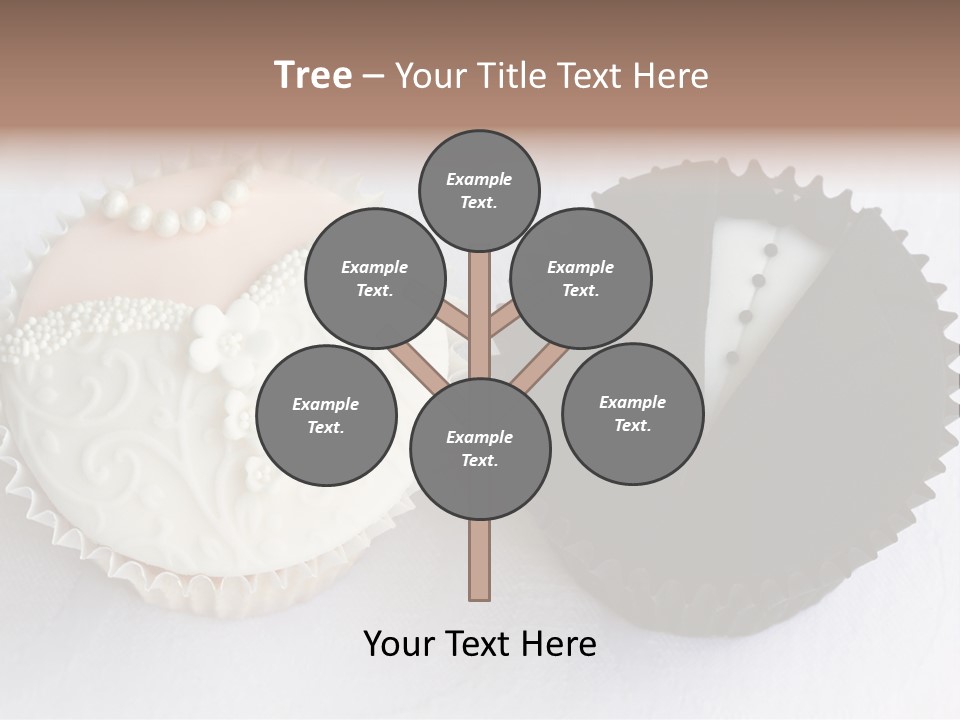 Decorated Bride And Groom Sweet PowerPoint Template
