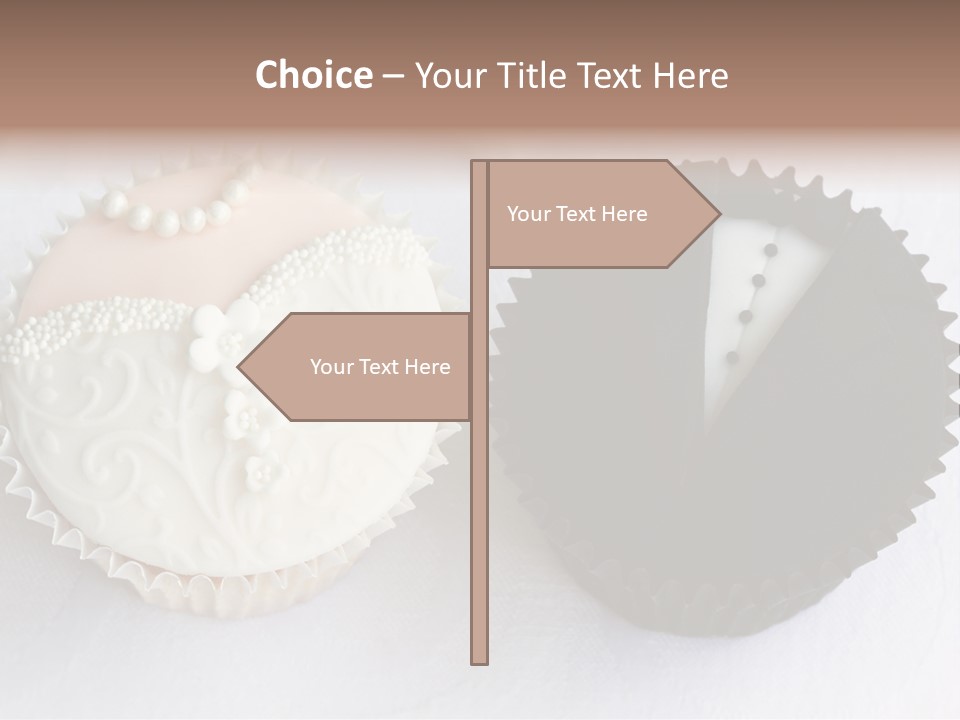 Decorated Bride And Groom Sweet PowerPoint Template