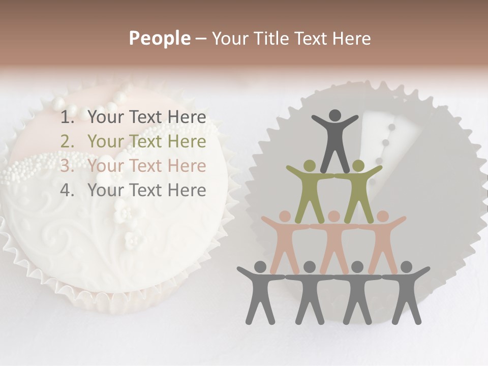 Decorated Bride And Groom Sweet PowerPoint Template