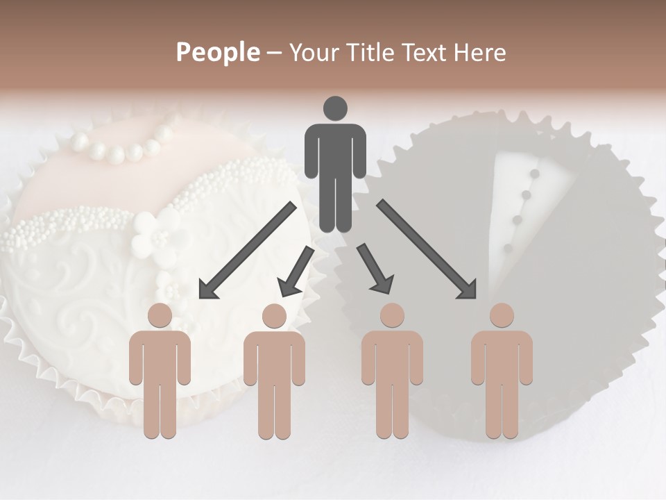 Decorated Bride And Groom Sweet PowerPoint Template