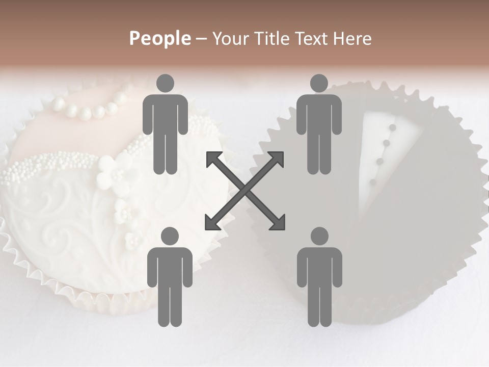 Decorated Bride And Groom Sweet PowerPoint Template