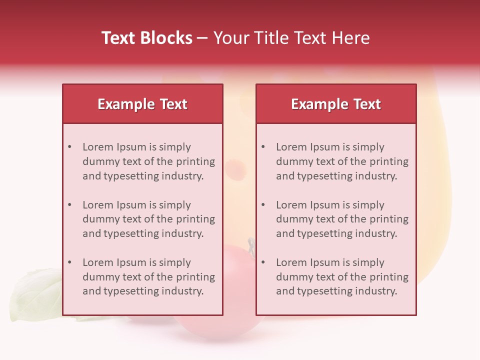 Product Slice Life PowerPoint Template