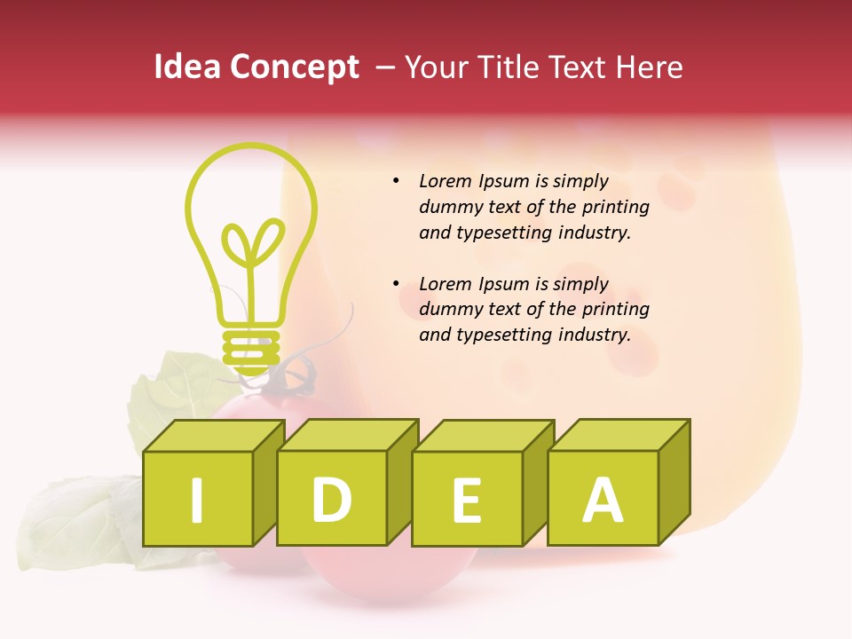 Product Slice Life PowerPoint Template