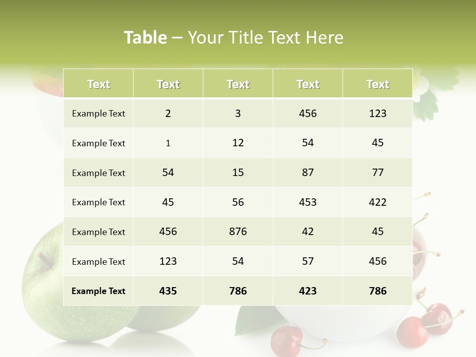 Harvest Ready Vegetarian PowerPoint Template