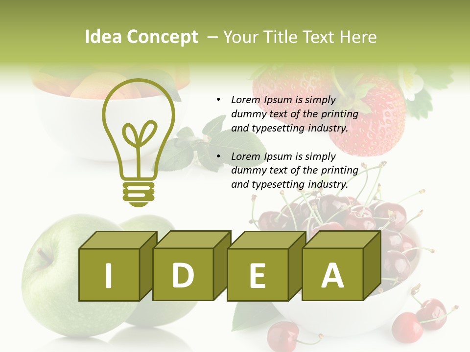 Harvest Ready Vegetarian PowerPoint Template