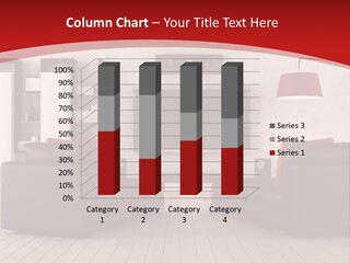 Entertainment Red Armchair PowerPoint Template