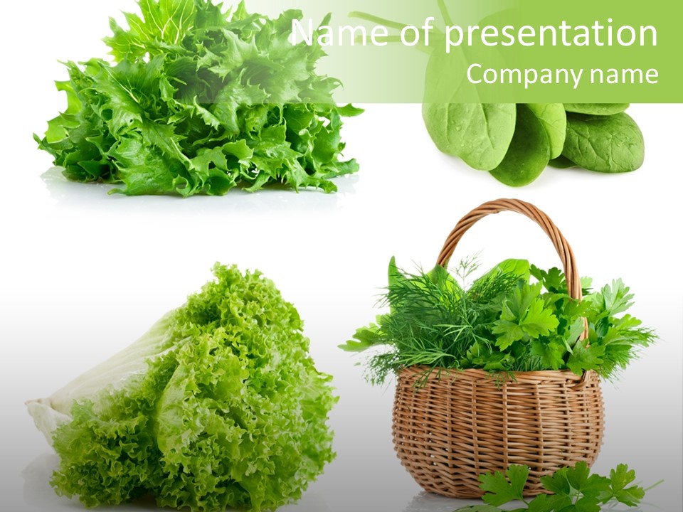 Bundle Spinach Group PowerPoint Template