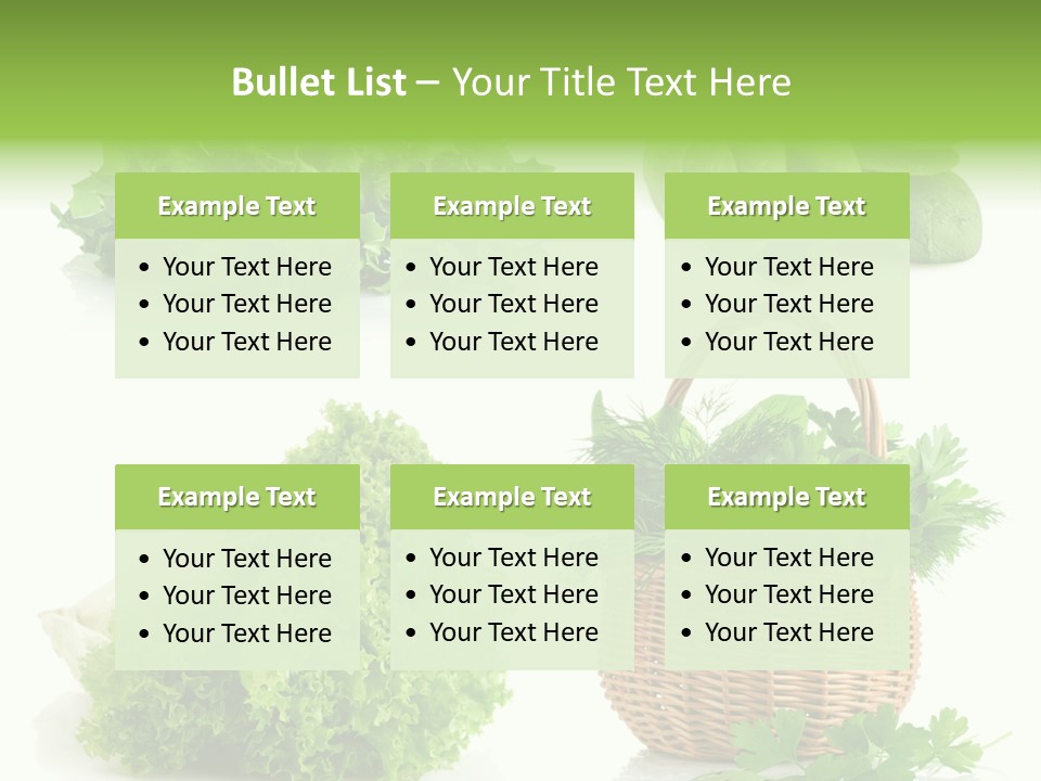 Bundle Spinach Group PowerPoint Template