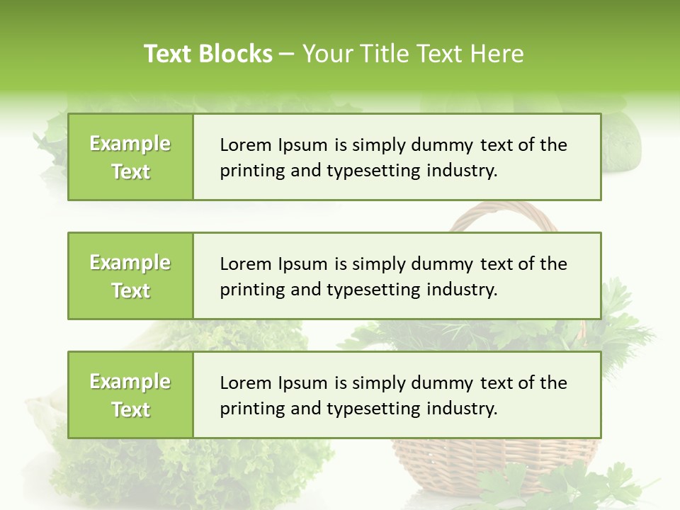 Bundle Spinach Group PowerPoint Template