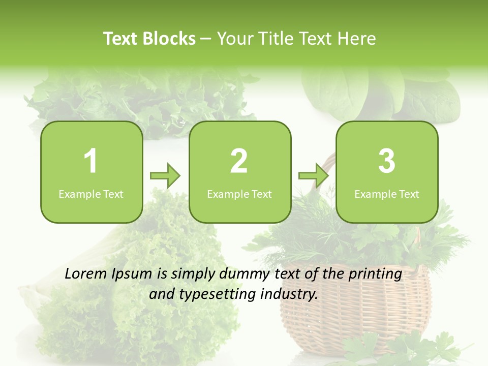 Bundle Spinach Group PowerPoint Template
