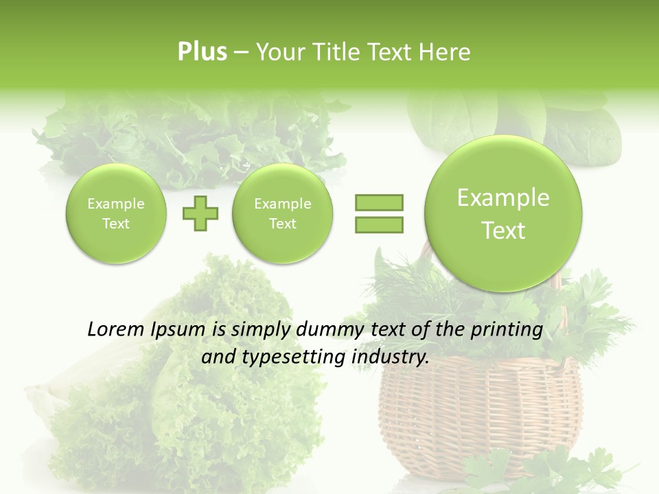 Bundle Spinach Group PowerPoint Template