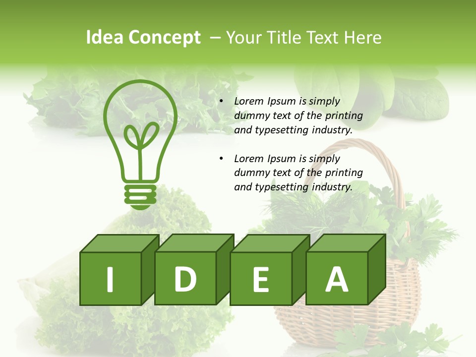 Bundle Spinach Group PowerPoint Template