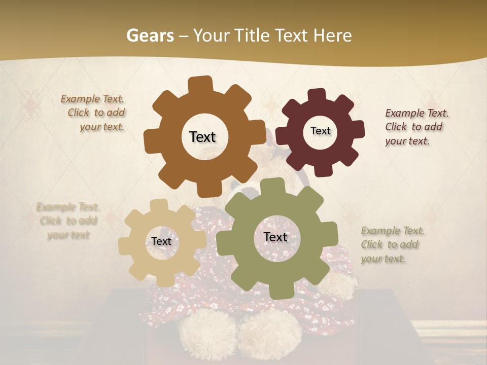 Fur Gift Art PowerPoint Template