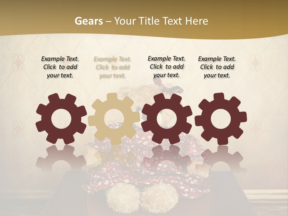 Fur Gift Art PowerPoint Template