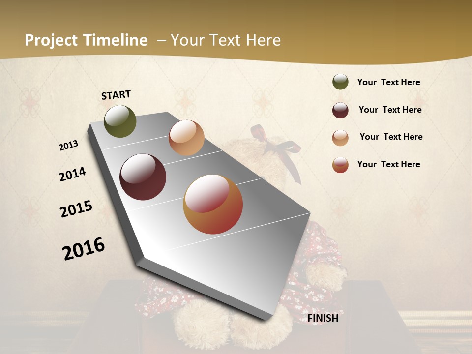 Fur Gift Art PowerPoint Template