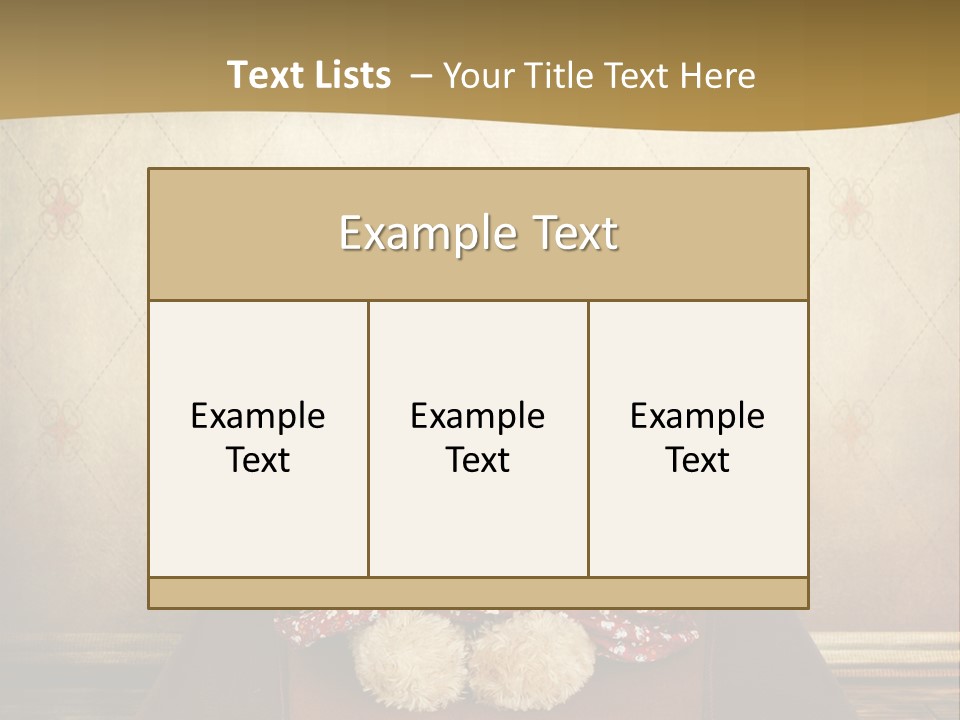 Fur Gift Art PowerPoint Template