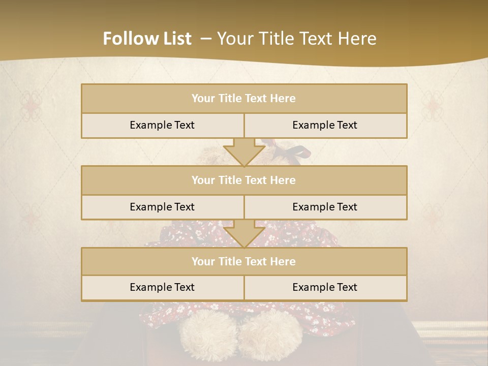 Fur Gift Art PowerPoint Template