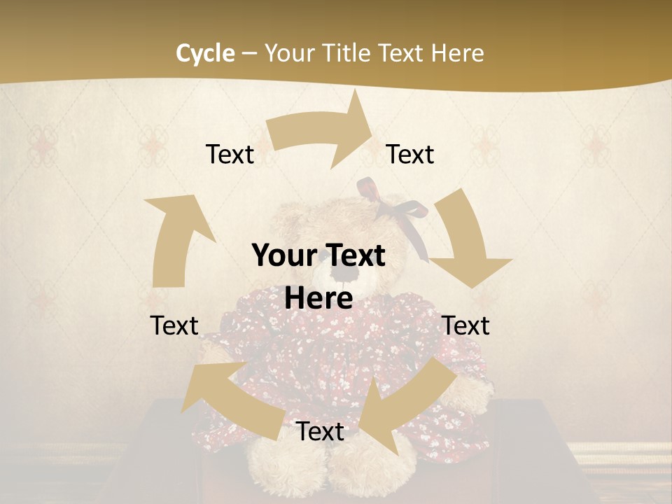 Fur Gift Art PowerPoint Template