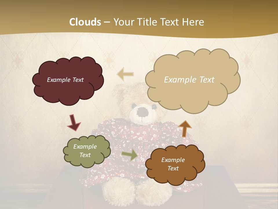 Fur Gift Art PowerPoint Template