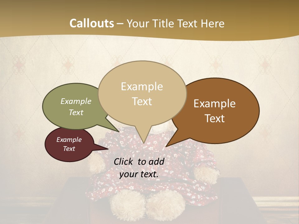 Fur Gift Art PowerPoint Template