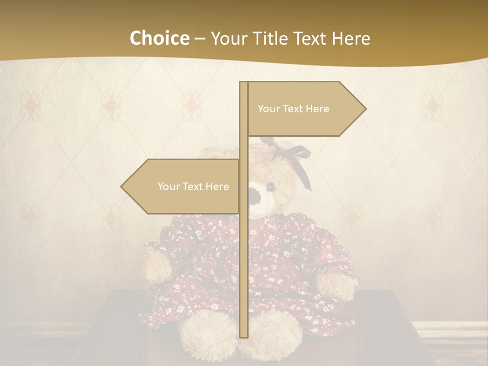 Fur Gift Art PowerPoint Template