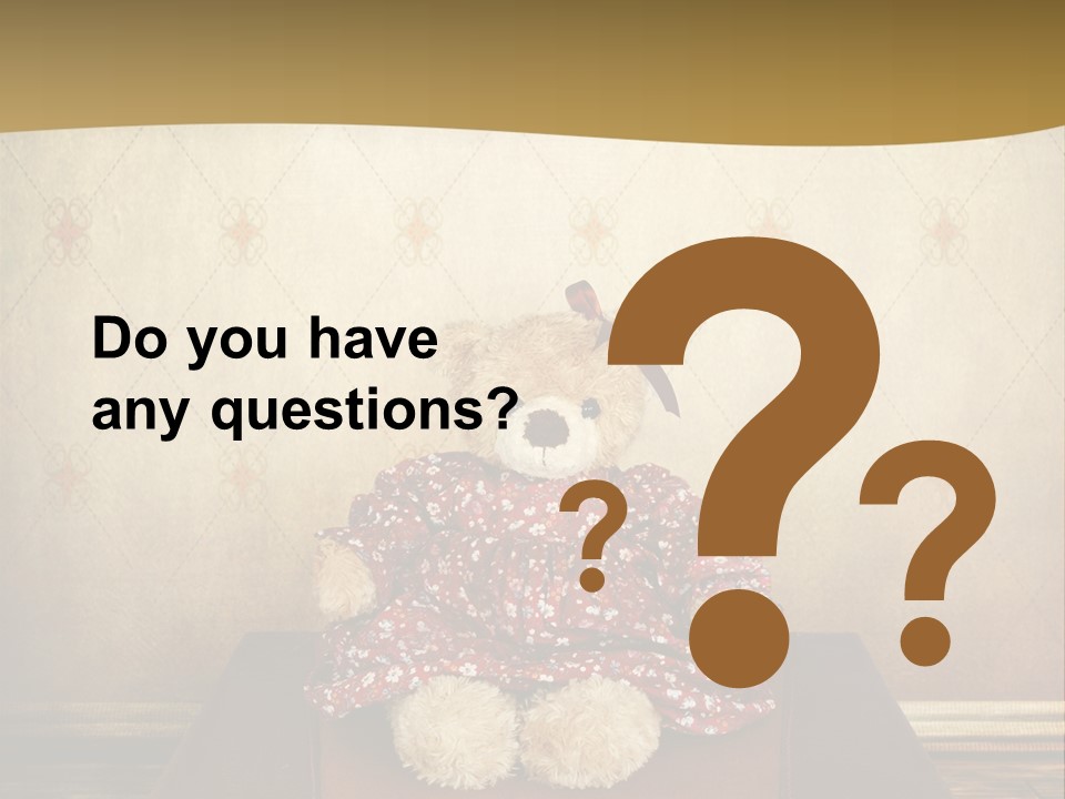 Fur Gift Art PowerPoint Template