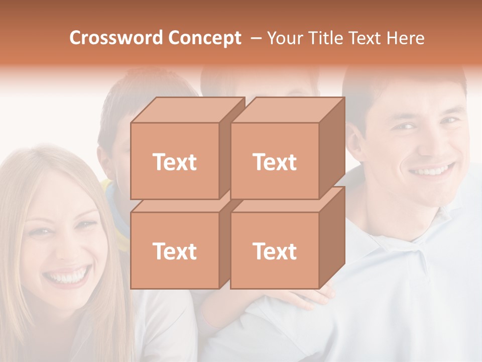 Boy Fun Daughter PowerPoint Template