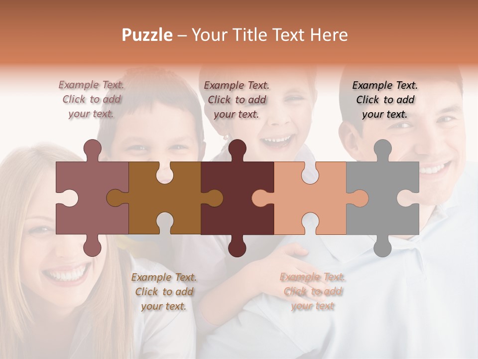 Boy Fun Daughter PowerPoint Template