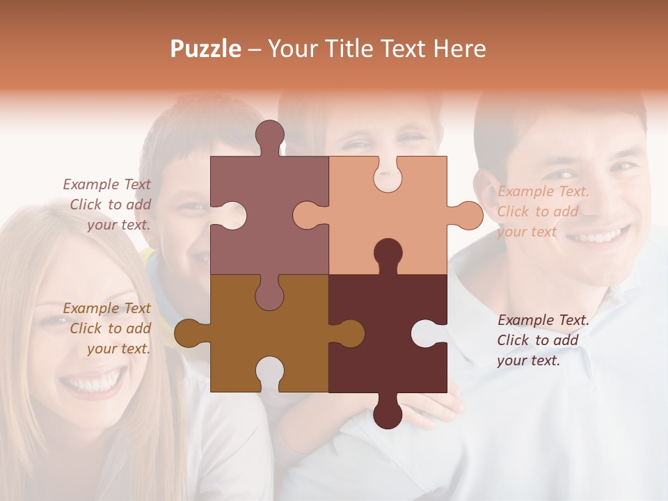 Boy Fun Daughter PowerPoint Template