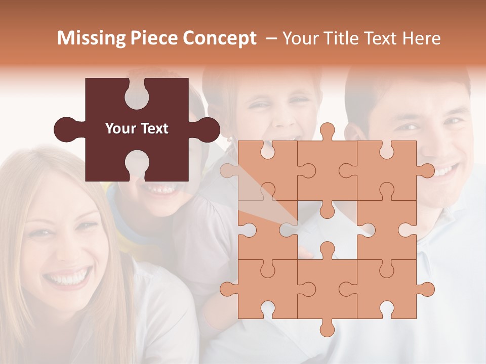 Boy Fun Daughter PowerPoint Template