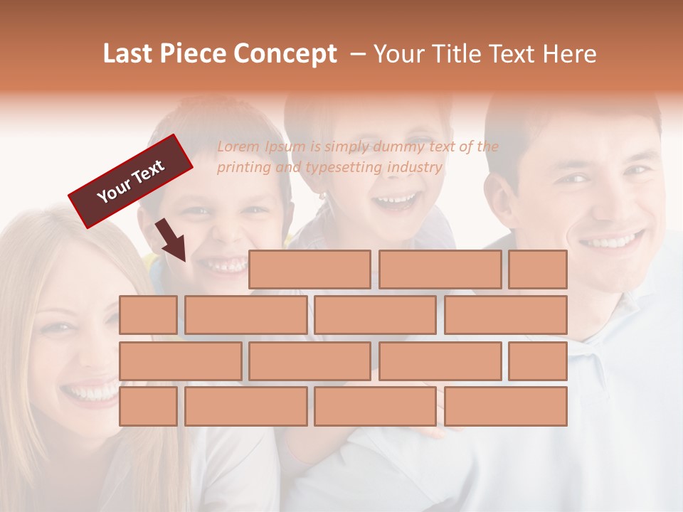 Boy Fun Daughter PowerPoint Template