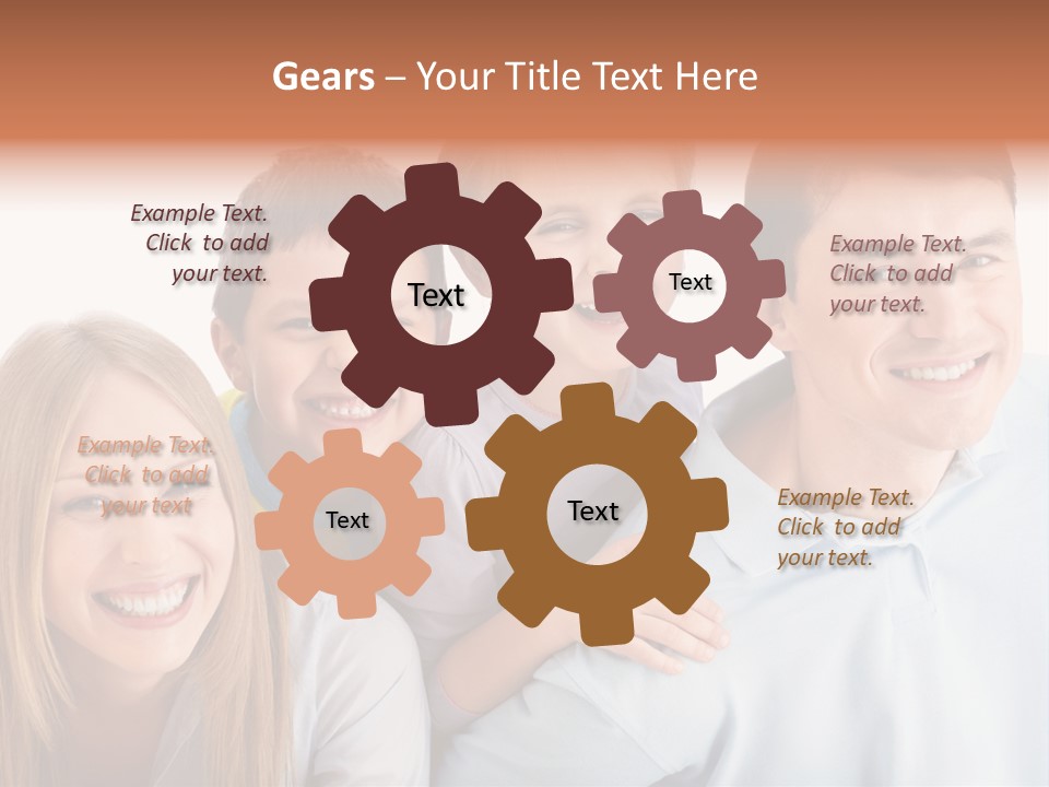 Boy Fun Daughter PowerPoint Template