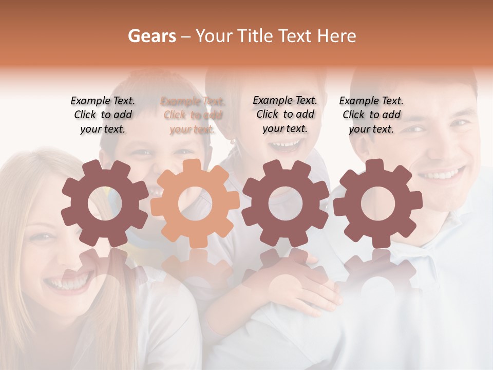 Boy Fun Daughter PowerPoint Template