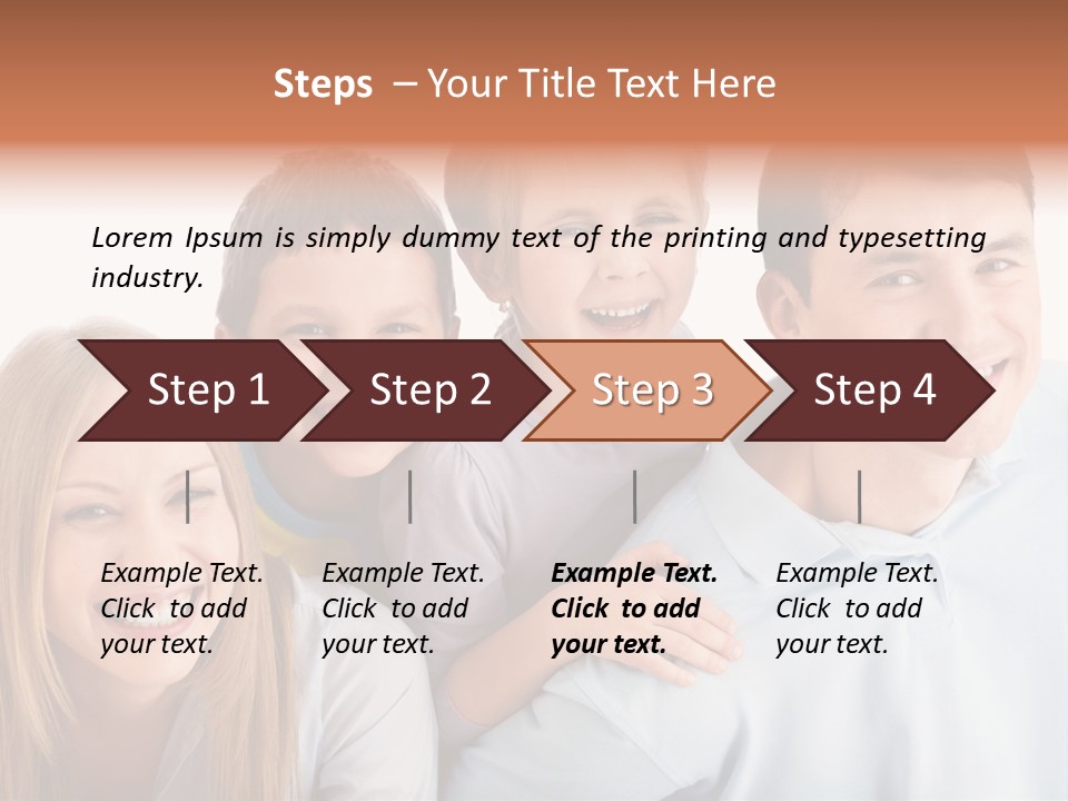 Boy Fun Daughter PowerPoint Template